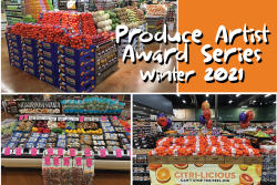 Got skills like these folks? Send in your best seasonal merchandising of this winter to ProduceArtistAwards@ProduceMarketGuide.com.