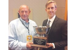 Fred Hess, president of Hess Bros. Fruit Co., Lancaster, Pa., was recognized by The Packer’s Editor Greg Johnson in August last year as the 2017 Apple Man of the Year.