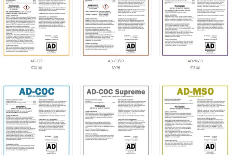 Launched in March 2018, AdjuvantsDirect.com is a site with a growing product portfolio of adjuvants, surfactants and crop oils. 
