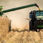 Harvesting corn on the Weihmeir farm.