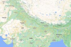 Nepal Map by Google