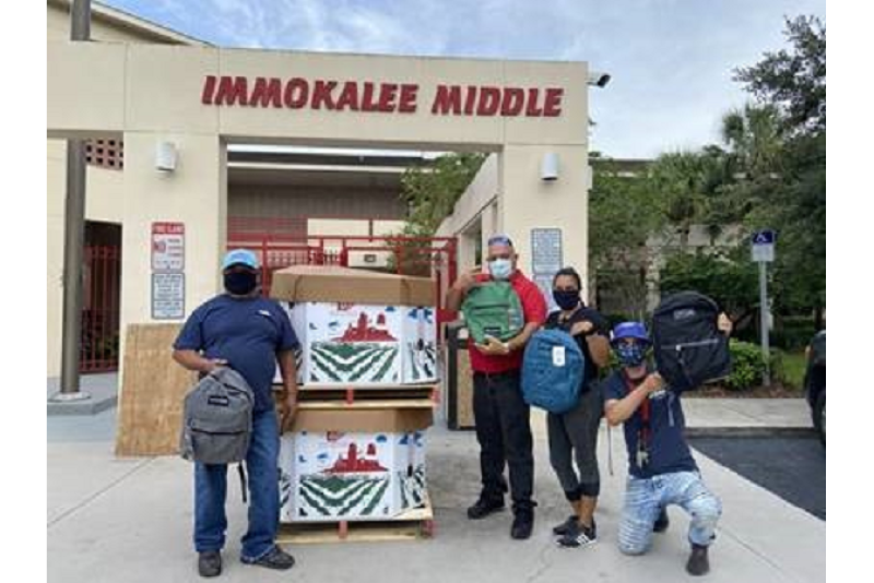 Lipman Family Farms' backpack program turns 10 this year, and the company worked with schools to distribute the backpacks despite COVID-19.