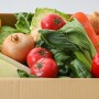 A box of fresh fruits and vegetables