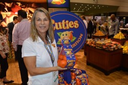 Kate Reeb, marketing director for Sun Pacific, Pasadena, Calif. said the company is offering a new snacking station display for Cuties this year. The small-footprint snacking station is designed to be a secondary display for high impulse purchases, she said.