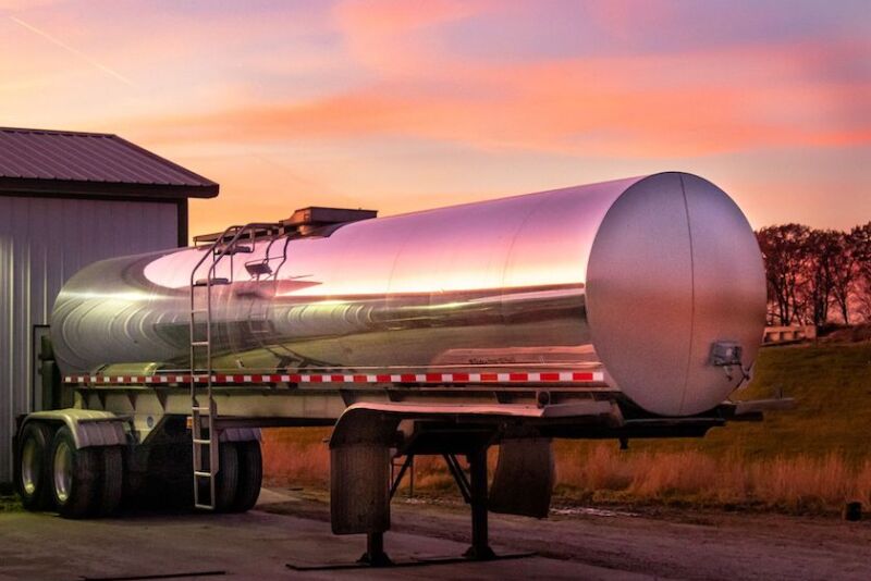 Milk Tanker Truck