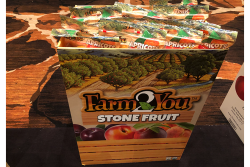 A retail display can show off bagged or bulk fruit from Trinity Fruit Co.
