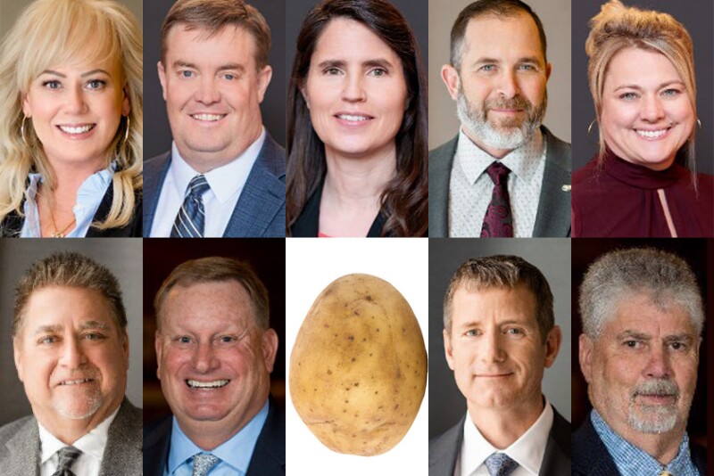 Headshots of Potatoes USA 2023-23 committee chairs