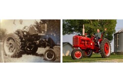 This Farmall C was restored for its 75th birthday. 