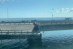 Moscow halts grain deal after bridge to Crimea struck
