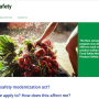 New Jersey Department of Agriculture launched a produce safety website.