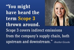 •	Scope 3 covers indirect emissions from the company’s supply chain, both upstream and downstream.  