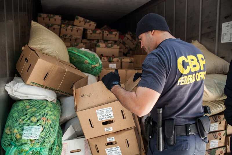 Customs and Border Protection officers will still check imports of fresh produce at border points of entry, but the Food and Drug Administration is halting inspections at foreign food facilities until April in response to the coronavirus COVID-19 outbreak.