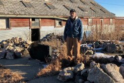 Eyes to the ground, producer Terry Springer has amassed a collection of ice age bones, teeth, petrified wood, stone tools and a host of unidentified geological specimens.