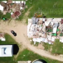 Brad and Lisa Dircks' farm in Lowden, Iowa was flattened by the derecho last week. This week, scouts on the Pro Farmer Crop Tour will gauge the scope of damage, wading through fields across eastern Iowa. 