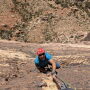 rock wall climbing