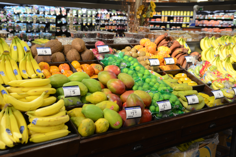 Indianapolis Kroger produce display
