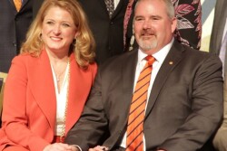 Lori Anne and Chalmers Carr are the 2017 Top Producer of the Year award winners.