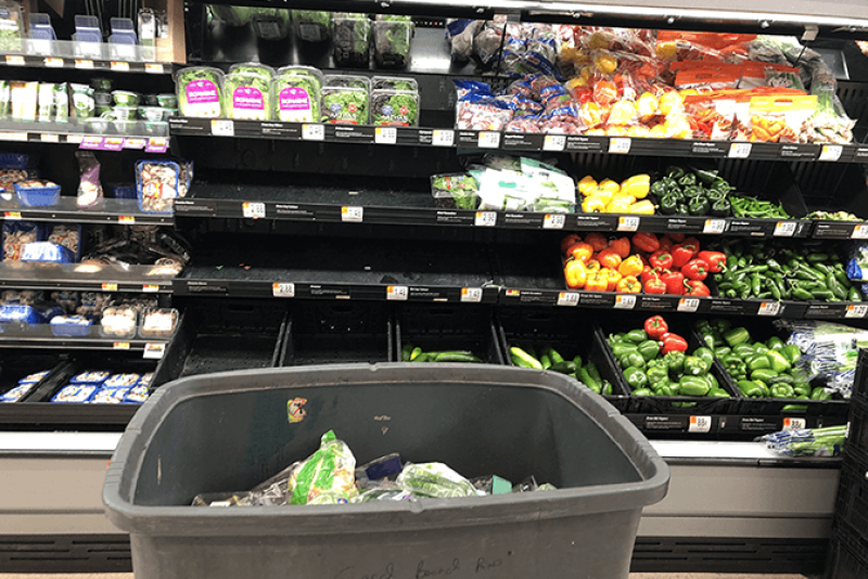 Retailers threw away products containing romaine during an E. coli outbreak in November.