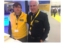 Valdir de Bortoli, Frigotec, Landsberg, Germany, and Antoine Schele, representative of Schele Electronic, Germany, say Frigotec’s Softripe Ripening Technology is looking for applications in the U.S.