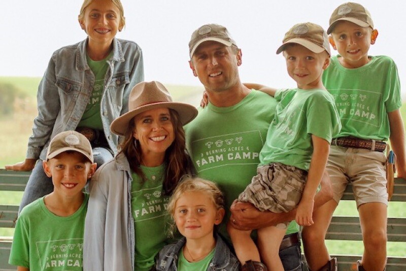 Illinois dairy family