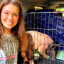 Miriam and pig