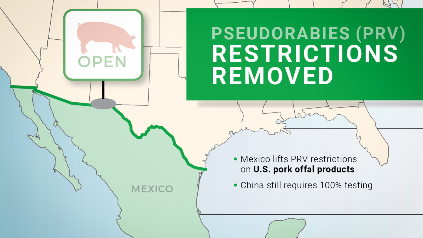 Mexico Lifts All Pseudorabies Restrictions on U.S. Pork Offal