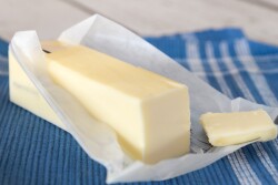 Quarter of butter