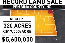 Record Farmland Sale North Dakota