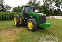 This 1995 John Deere 8300 with only 875 hours sold for a record high auction price of $117,000 at a recent Illinois auction. 