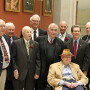 Left to right, back row: Dr. David Hawkins, Michigan, 2013; Dr. Maynard Hogberg, Iowa, 2016; Harold Workman, Kentucky, 2003; Dr. Roger Hunsley, Kentucky, 2005; second row: David Nichols, Iowa, 2015; Bob Hall, Kentucky, 2019; Tom Burke, Missouri, 2017; Dr. Gary Minish, Texas, 2012; front row: Jack Ragsdale, Kentucky, 1992.