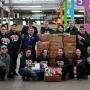 Members of the Ontario Produce Marketing Association and  Toronto Wholesalers Produce Association volunteer for the 2018 Christmas Foodshare program.
