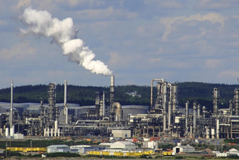 oil refinery