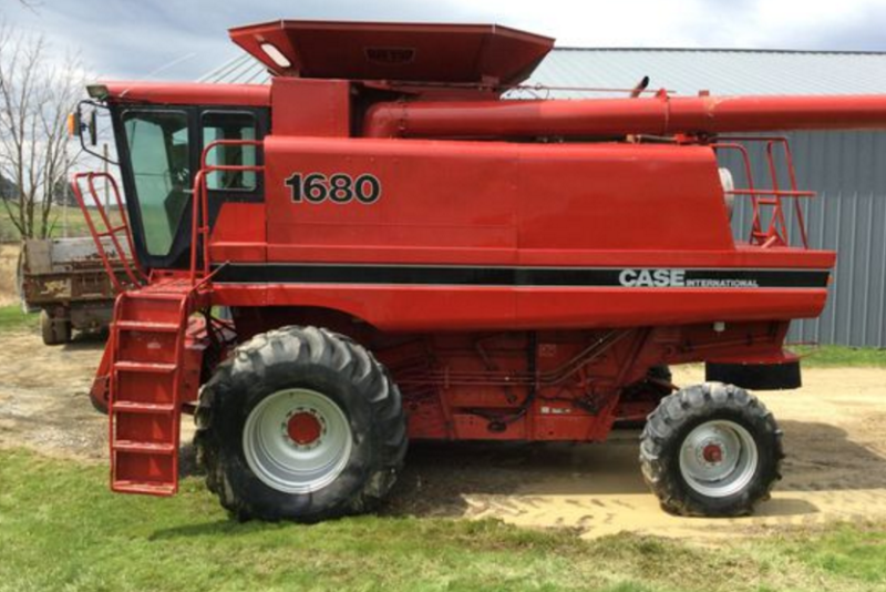 This combine sold on May 6, 2017