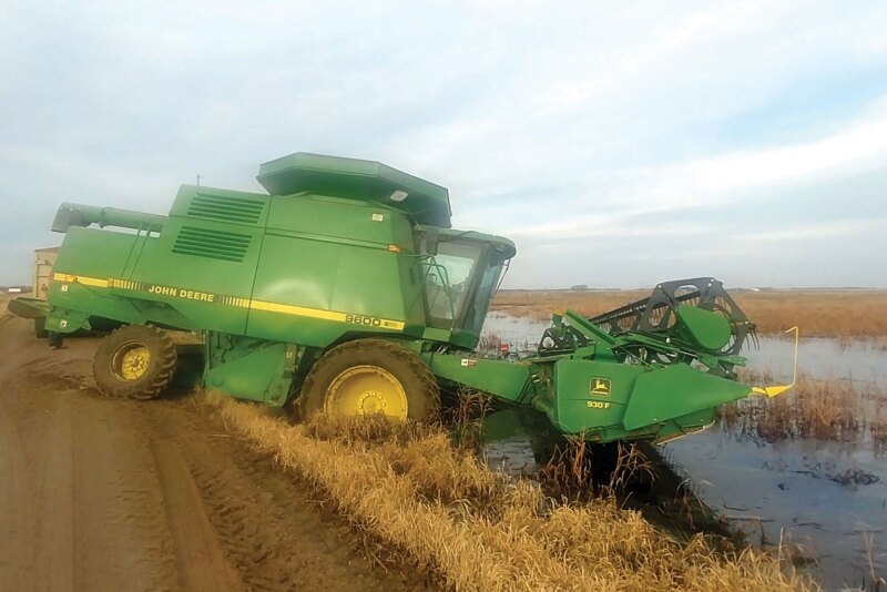 Stuck in a ditch
