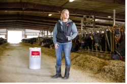 The product has proven to have a high microbiocidal efficacy for improved udder health.