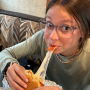 Landry Spray with a Stock Show Pizza Sub