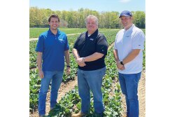 Jimmy Nardelli II (from left), vice president of production and operations for Nardelli Bros.; Bill Nardelli, president; and Bill Nardelli Jr., vice president of sales and marketing.