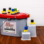The new Bio-Capsule design has a larger pail, which provides space and capacity for up to six products positioned on a single pail. 