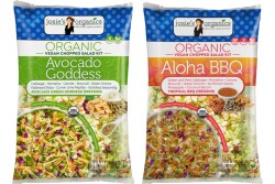 Two packages of Braga Fresh's new chopped salad kits