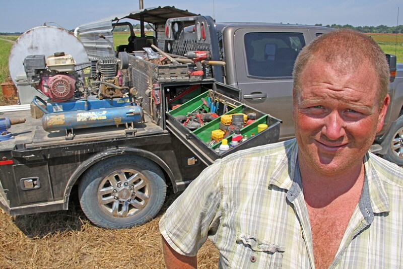 J.D. Dulaney no longer drives back and forth to his shop for tools and equipment. “The time savings are stacking up to an incredible degree.”