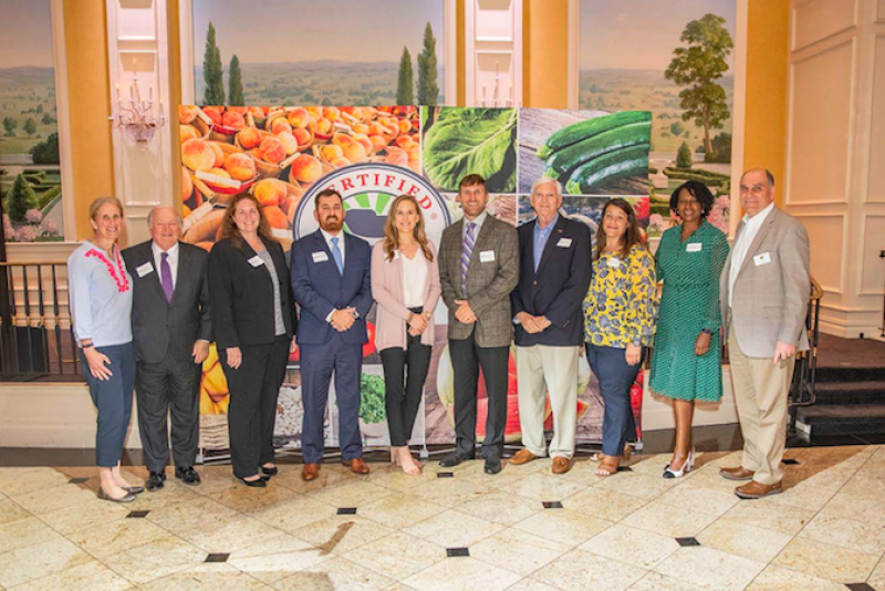 A representative of the South Carolina Department of Agriculture and board members of the Eastern Produce Council met for April's dinner meeting in New Jersey.
