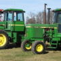 This 1979 John Deere 4440 with 4533 hours and 1981 John Deere 8440 with 5625 hours sold for strong prices on a 1/28/22 farm auction