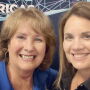 JoAnn Alumbaugh and Jennifer Shike at World Pork Expo 2022