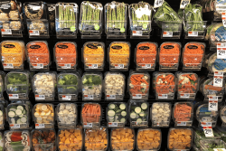 Fresh-cut produce, such these products on display at Star Market in Boston, is subject to new traceability measures in a rule proposal by the FDA.