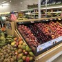 mangoes, stone fruit, peaches, plums