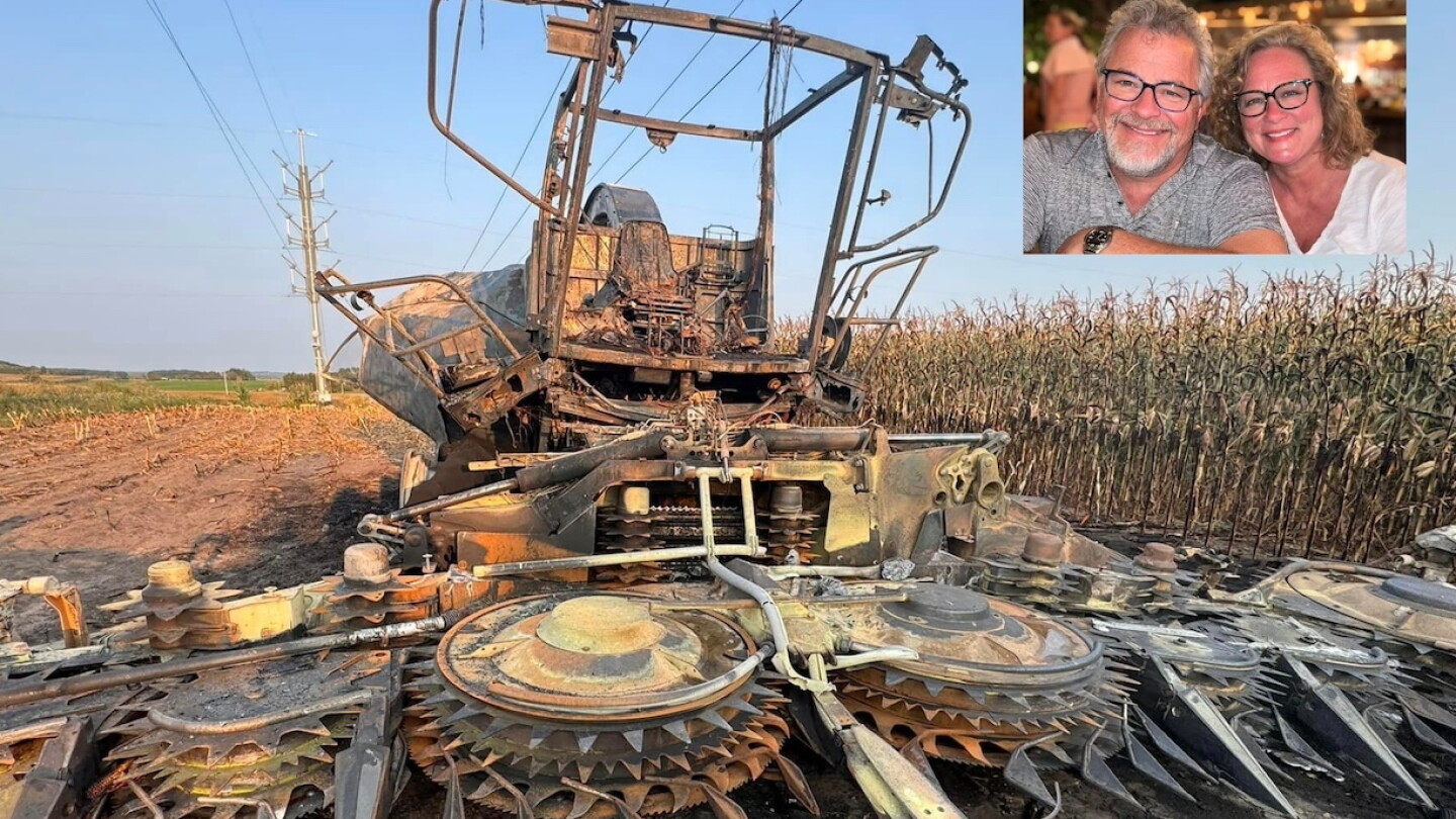 Farm Flip Exploding Leap of Faith As Farmer Miraculously Escapes Burning Chopper - AgWeb