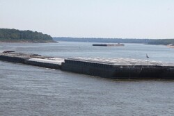 Mississippi River barge