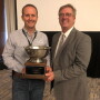 West Mathison, (left) president and CEO of Stemilt Growers, was awarded The Packer's Apple Man of the Year award by Tom Karst, editor of The Packer, on Aug. 22.