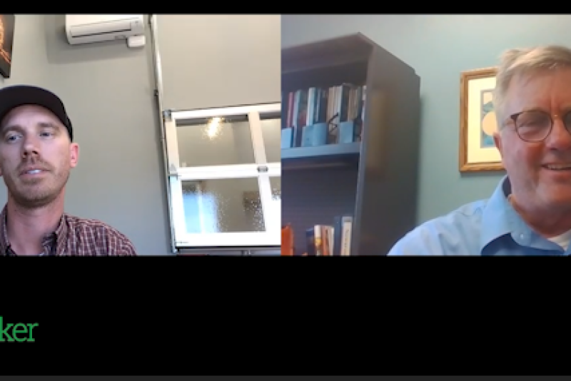 The Packer’s Tom Karst talks with Shay Myers, general manager of Nyssa, Ore.-based OwyheeProduce.