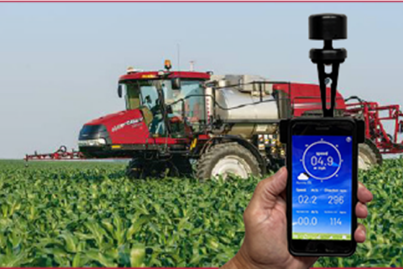 Custom applicators or growers applying their own pesticides can now capture real-time weather conditions at the field or crop site and include this important information in the spray records.
